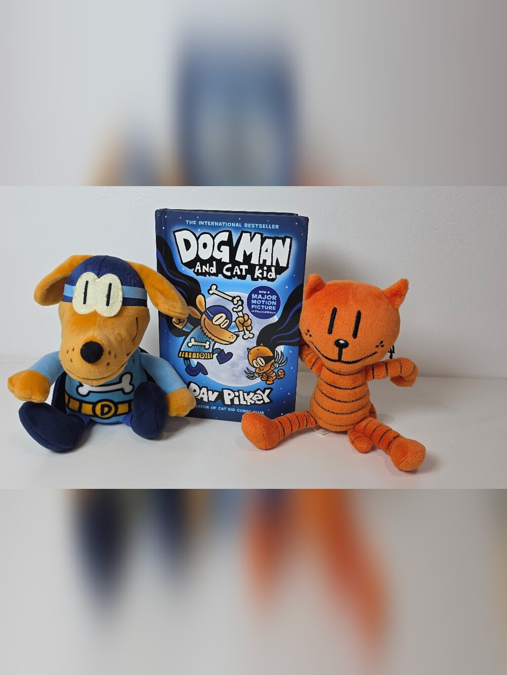 Dog Man And Cat Kid Book And Plush Set